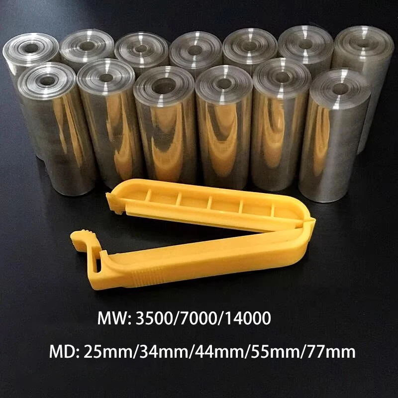 5 metrów/rolka membran dializacyjnych z regenerowanej celulozy, rurki dializacyjne MWCO3500 /7000/ 8000-14000 do badań naukowych — zdjęcie produktu 2