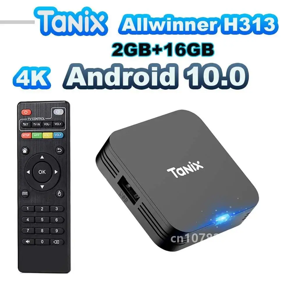 Tanix TX1 Android 10 TV Box 2.4G WIFI 4K 16GB 8GB Global Media Player