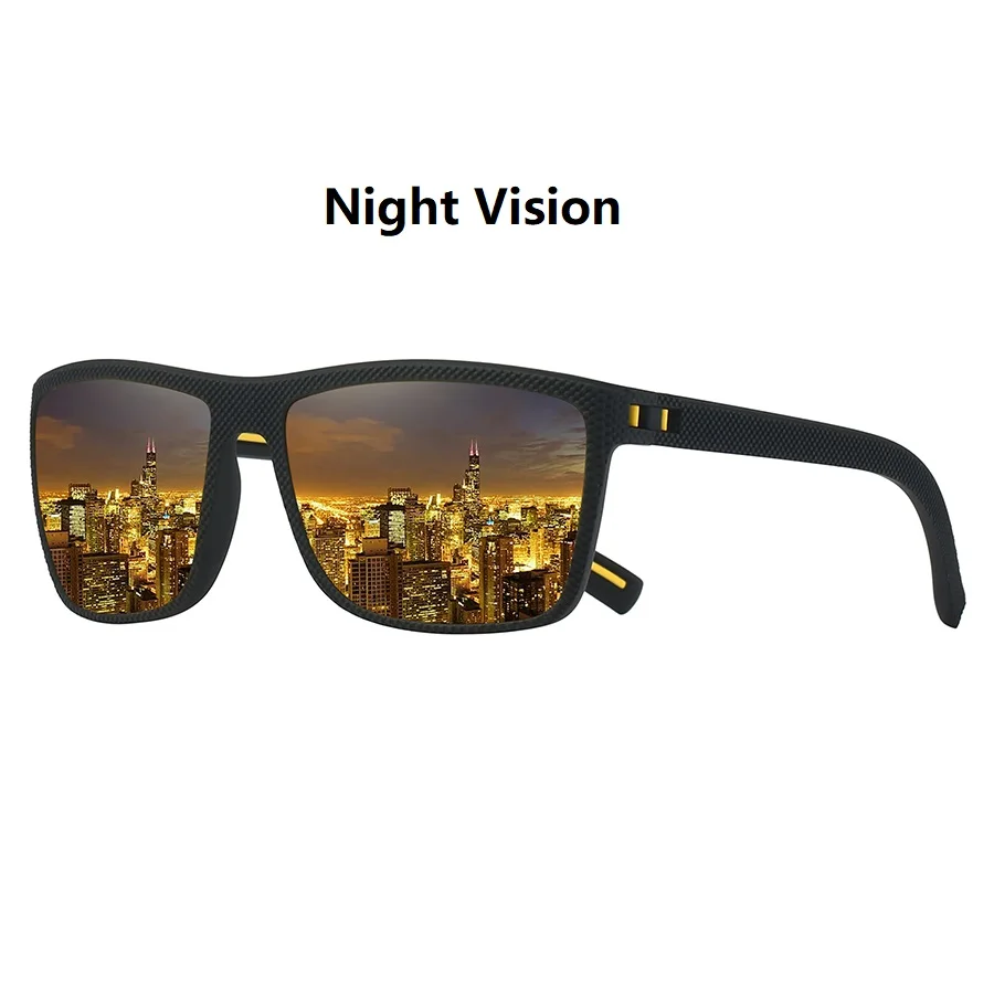 Vintage Quadratische Sonnenbrille Modische Trendige Bunte Fahr- und Bergsteiger-Brille Laufbrille mit Augenschutz – Detail 8