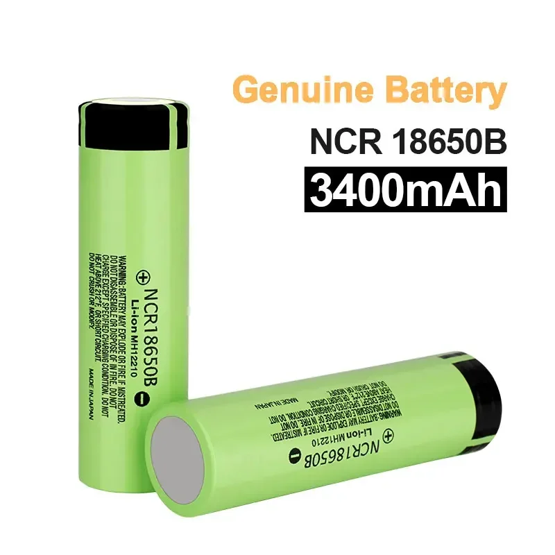 PURFIanc18650-Batterie Lithium Rechargeable, 3.7V, 3400 mAh, pour Lampe de Poche, Originale, NCR18650B