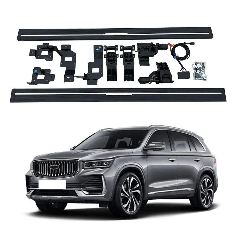 

Noble Customized Aluminum Car Accessories Power Running Boards for Geely Xngyue L Monjaro 2021+ SUV Exclusive Threshold