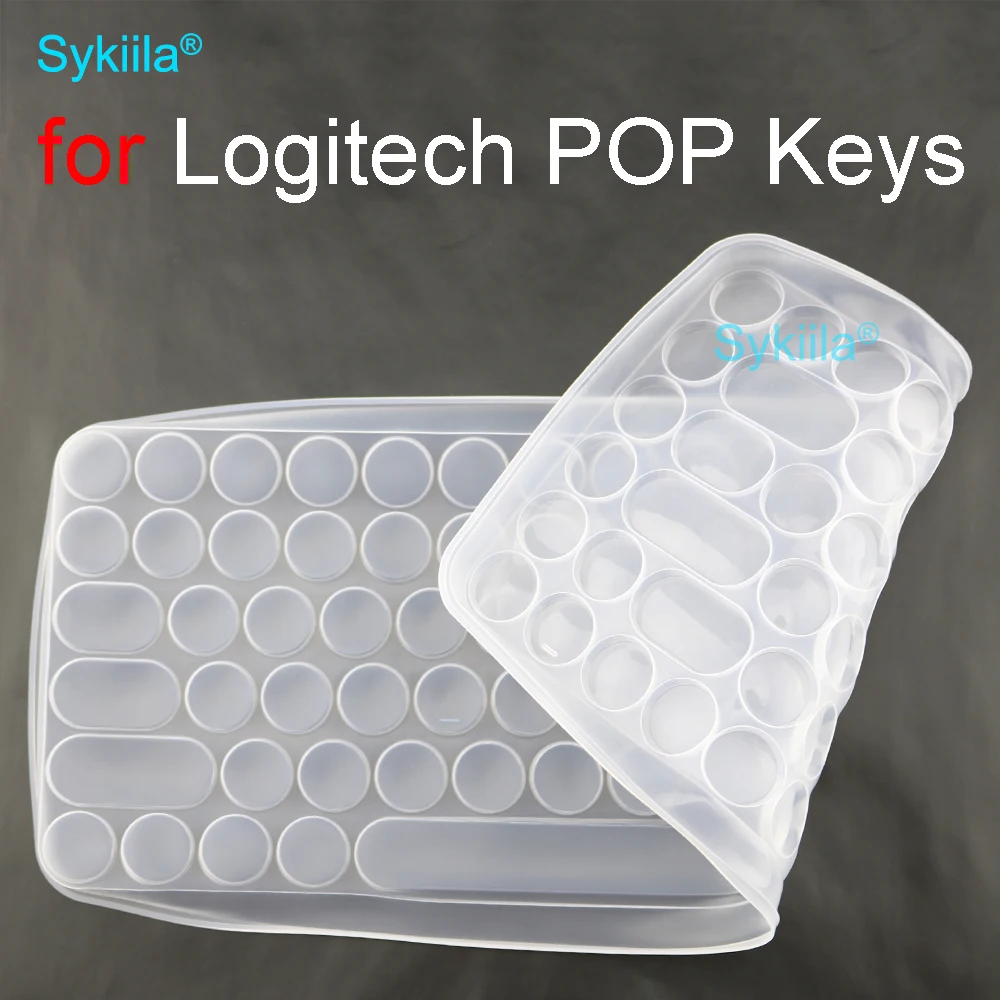 Funda de silicona para teclado mecánico Logitech POP Keys, protector de teclado inalámbrico, accesorios para Logi