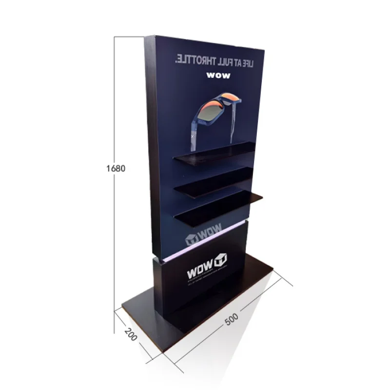 custom.Hot Sales Custom Plastic Sunglass Display Stand Customizable Display Rack