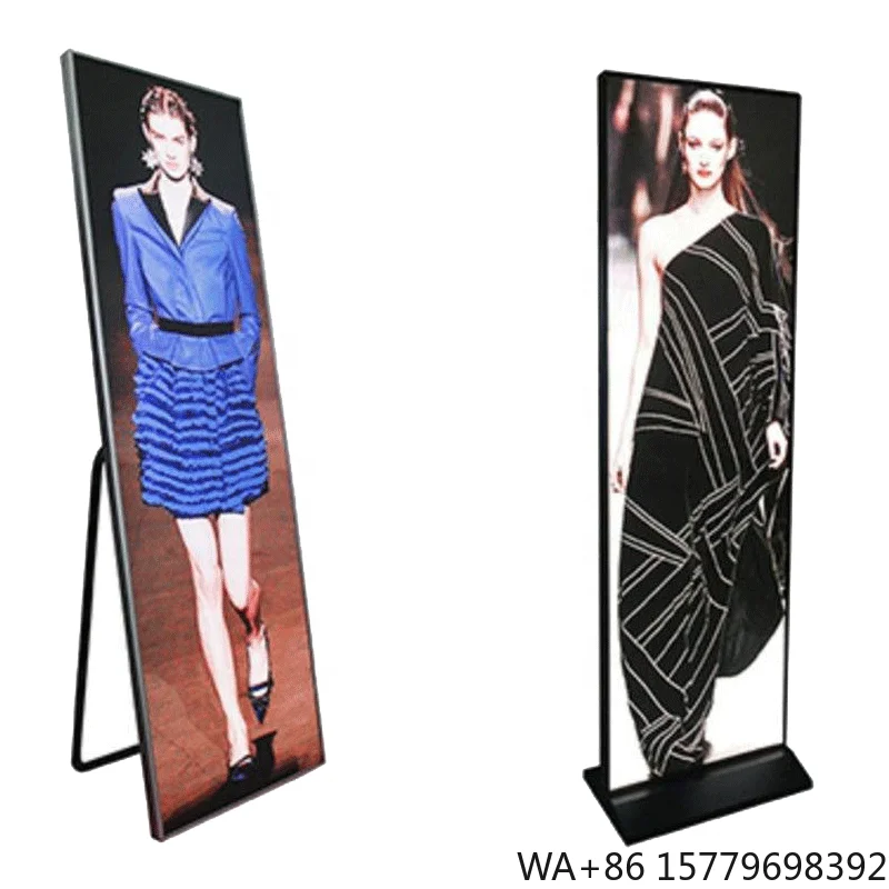 Portable Mirror Economic LED Sign P1.86 P2 P2.5 P3 Digital Smart LED Advertising 4G WiFi Programmable Poster