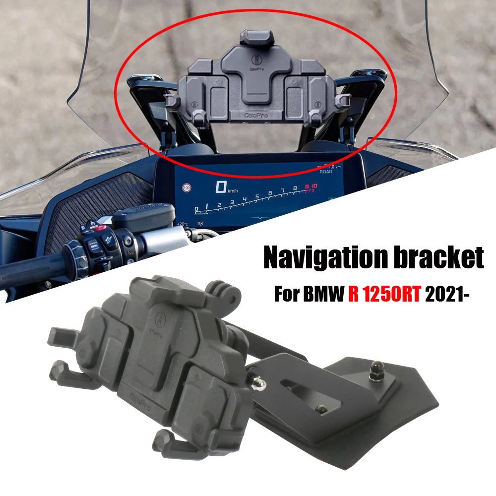 NEW For BMW R 1250 RT R1250RT 2021 2022 2023- Accessories Mobile Phone Charging Stand Holder GPS Navigation Equipment Bracket