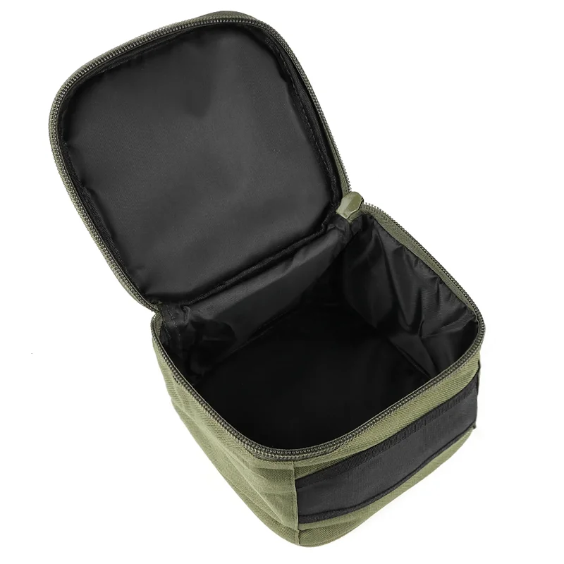 Universal Fishing Accessories Reel Bag Green Durable Storage Oxford fabric Portable Tackle Pouch for 500-10000 Series1 PCS image 6