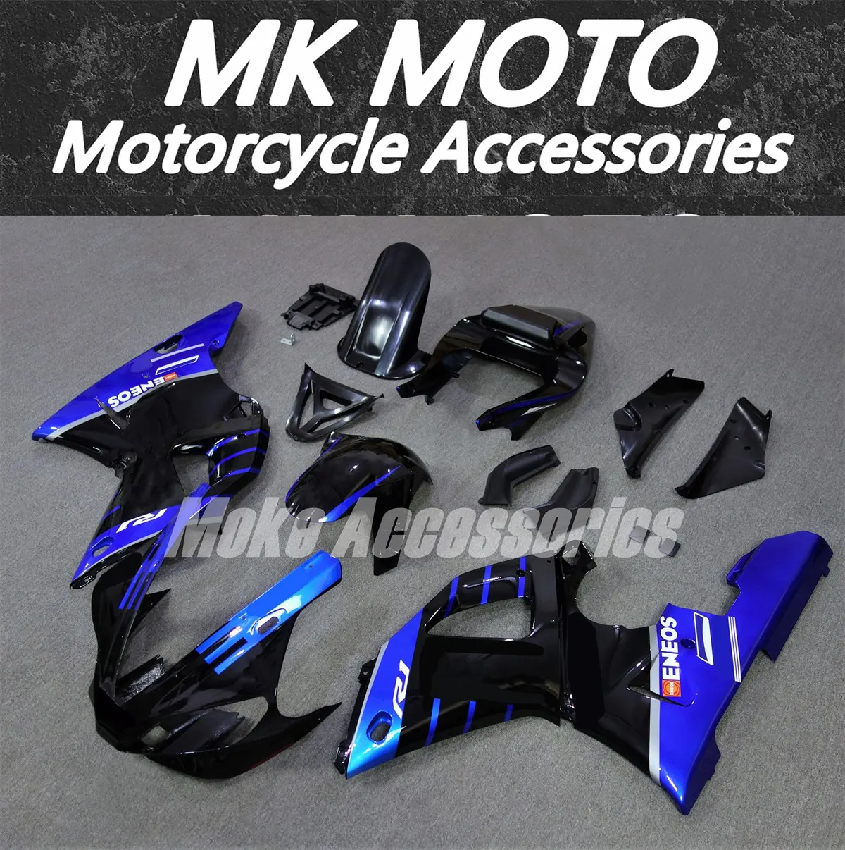 Motorcycle Bodywork Set For Yzf R1 2000-2001 Fairing Kit Fit High Quality Injection Green White Blue Black