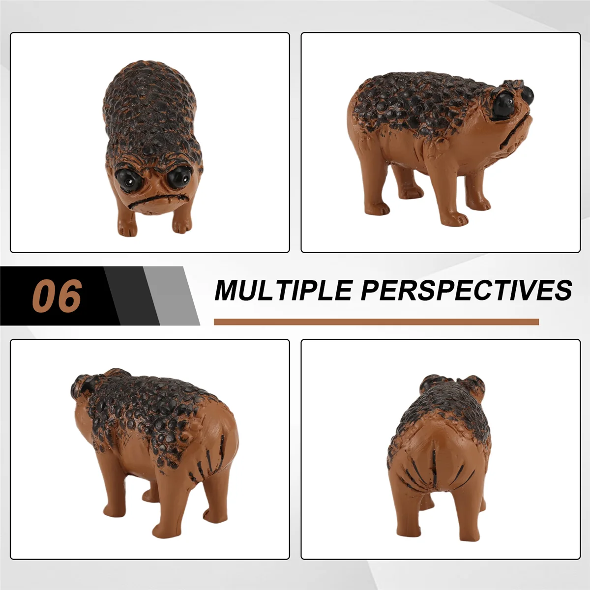 BVBV 심술 궂은 개구리 두꺼비 동상 추악한 화난 야외 정원 마당 개구리 장식 동상 재미 참신 홈 오피스 개구리 장식 조각