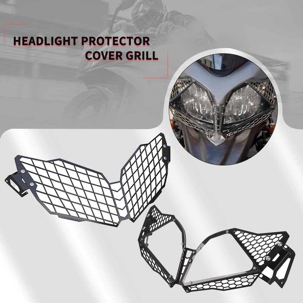 

For Suzuki V-Strom 650 650XT 2012 2013 2014 2015 2016 CNC Headlight Grill Guard Protection Cover DL650 V-STROM650 V-STROM650XT