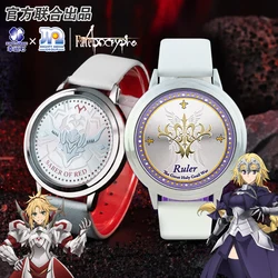 Fate Apocrypha Anime FA FGO Jeanne d'Arc Fate Grand Order Ruler LED Watch Mordred Red Saber Action Figure Gift Gift