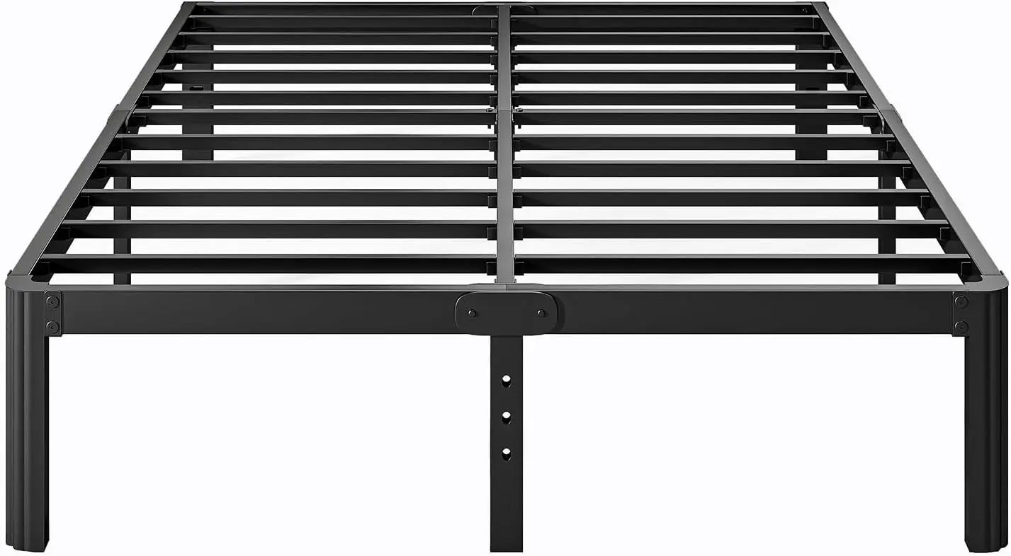 

12 Inch Queen Platform Bed Frame, Heavy Duty Metal, Easy Assembly, Noise Free, Black