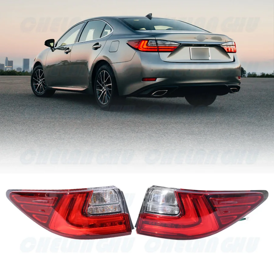 

For Lexus ES350 ES300h 2016 2017 2018 Outer Side LED 4pin Tail Light Rear Lamp Brake Light Car accessories LX2804135 LX2805135