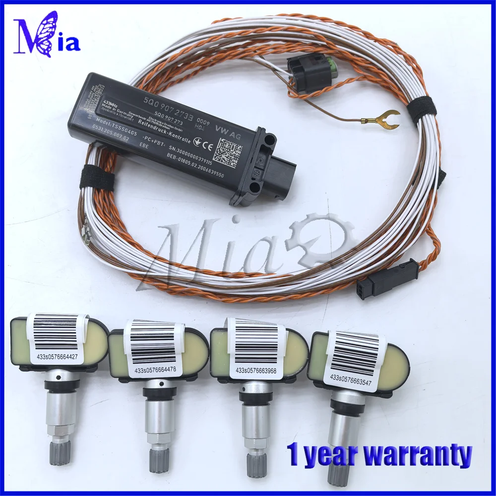 

5Q0907275B 4M0907273B TPMS Tire Pressure Sensor Monitoring System For AUDI VW A3 A4 B9 Q2L Q3L A5 A6 7