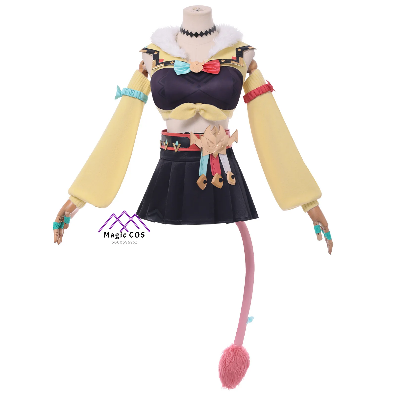 أزياء جينشين إمباكت فانيسا التأثيرية JK بدلة علوية قصيرة عالية الجودة مجموعة كاملة من ملابس الرسوم المتحركة للنساء بدلة حفلات الهالوين #5