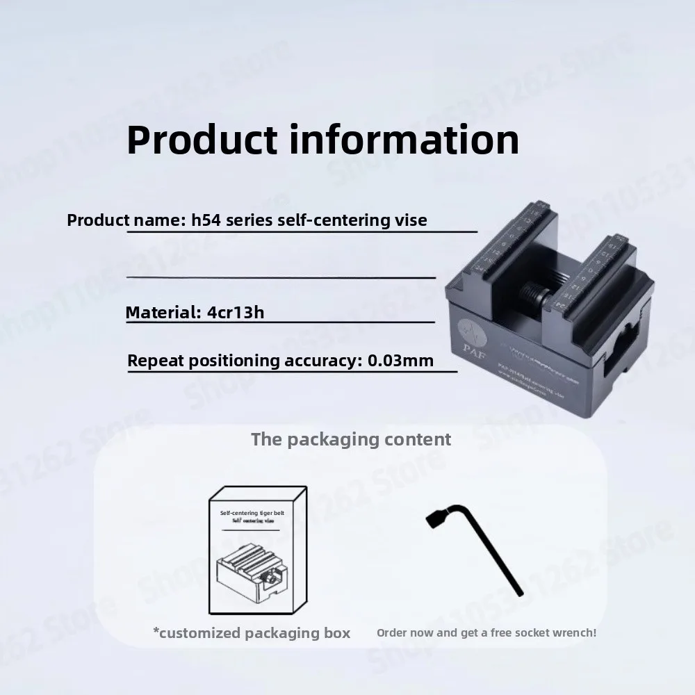 Self Centering Vise 4 Axis 5 Axis Precision Fixture Quick Change Zero Point System for CNC Milling