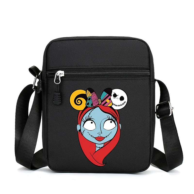 The Nightmare Before Christmas Crossbody Bags for Men Disney Anime Shoulder Pouch Kids Outdoor Travel Travel Purse Children Gift