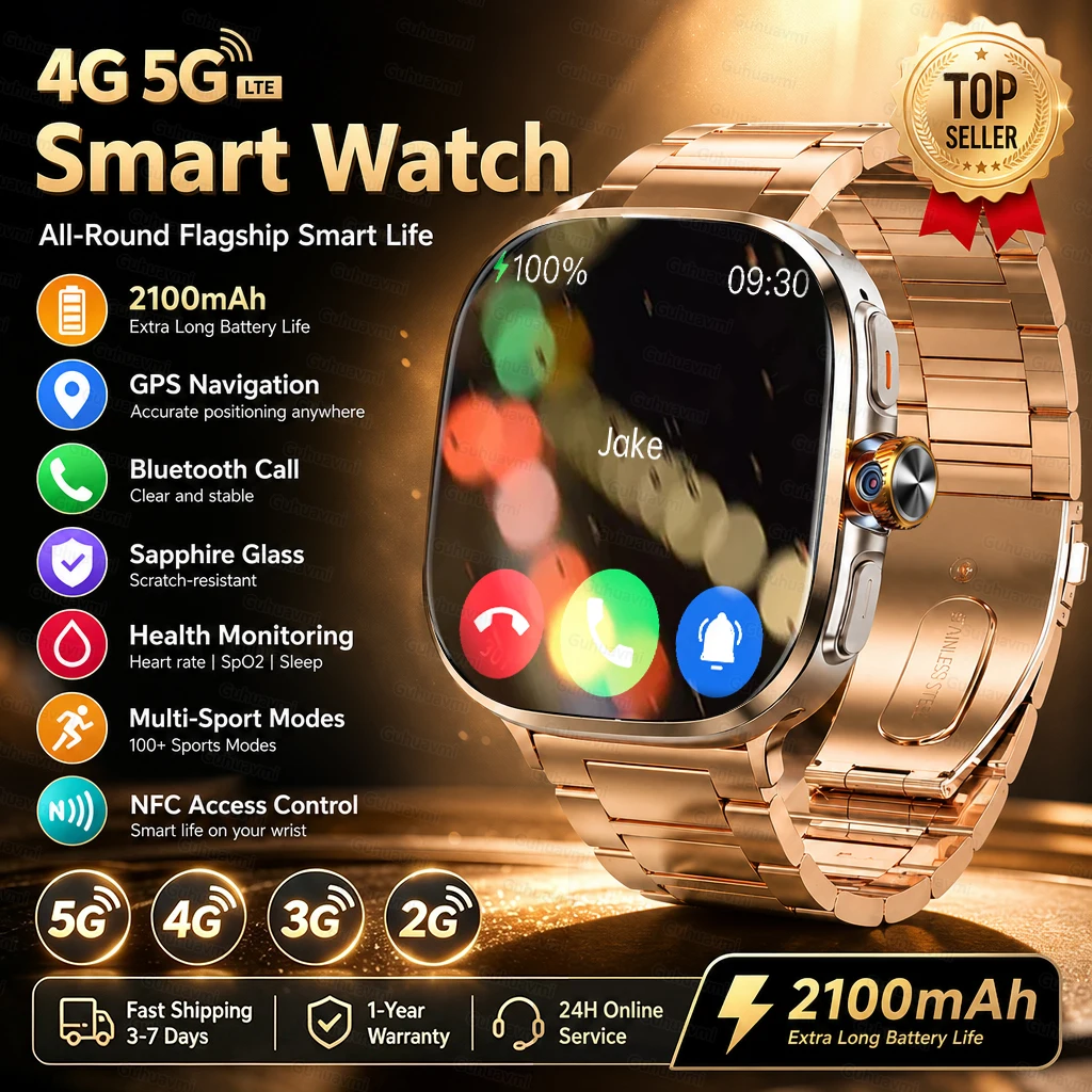 Smart Home Os - New 4G 5G Phone Smartwatch Sapphire