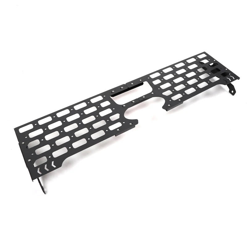 For Ford Maverick 2022-2024 Aluminum Alloy Black Car Tailgate Panel Luggage Rack Tool Organizer Rack Car Accessories