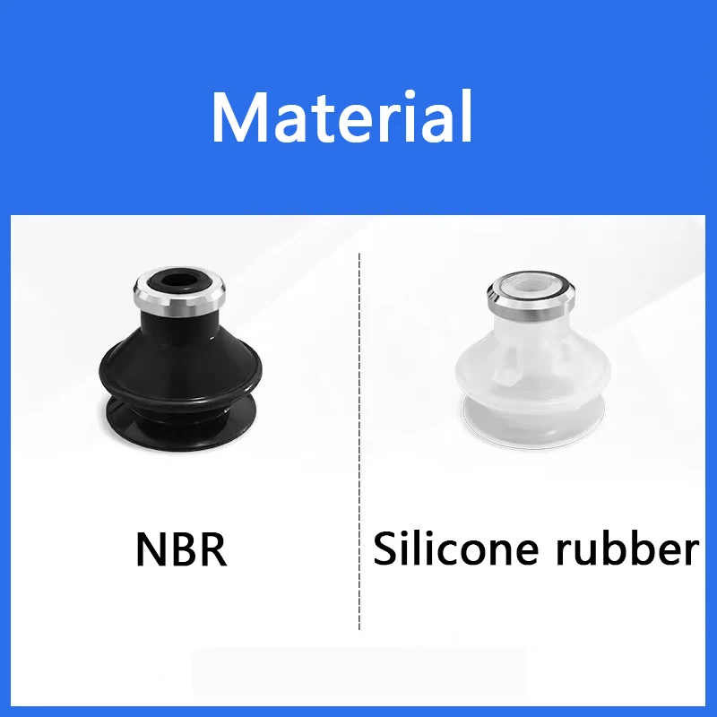 10 قطعة SMC نوع هوائي كوب شفاط المكنسة الكهربائية مع حامل حلقة ZP-B طبقتين الجهاز فوهة مصاصة NBR/أجزاء مناور السيليكون #4