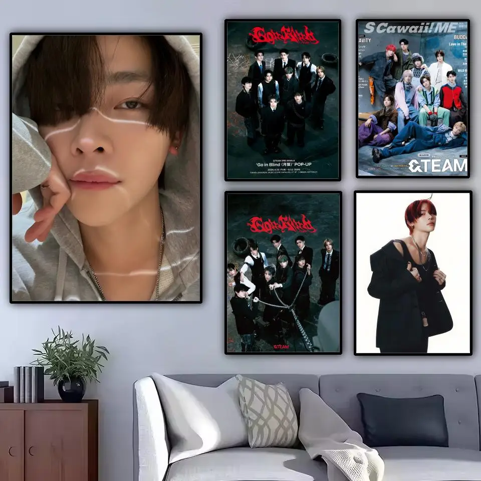 Singer & TEAM N-Nicholas pintura caligrafía lienzo cartel impermeable y duradero decoración de pared Ideal para cada espacio