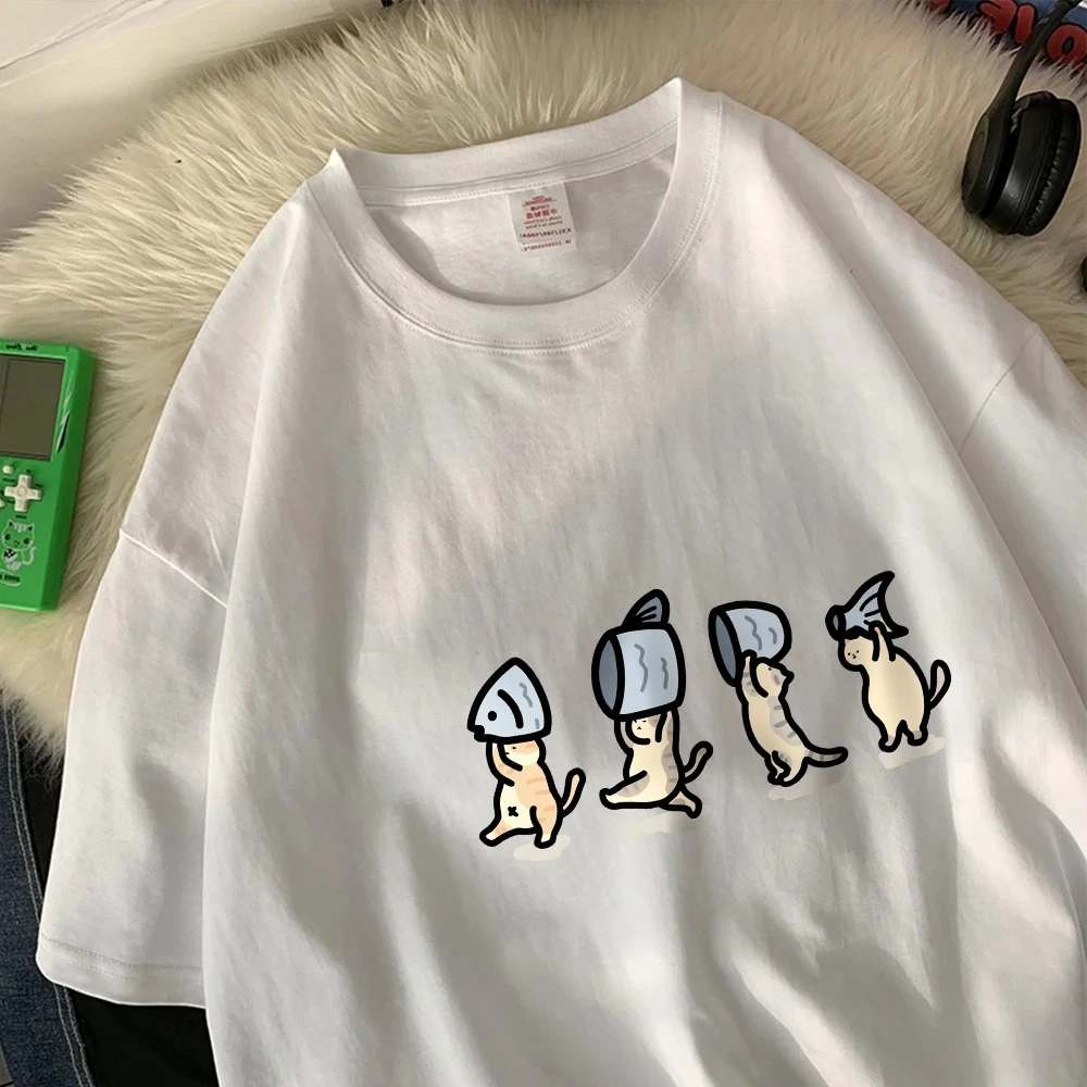 

Trendy Cute Cartoon Printed Graphic Women's T-shirt Summer Y2k Individual Soft Neck Individual Loose Y2k Short-sleeved Top