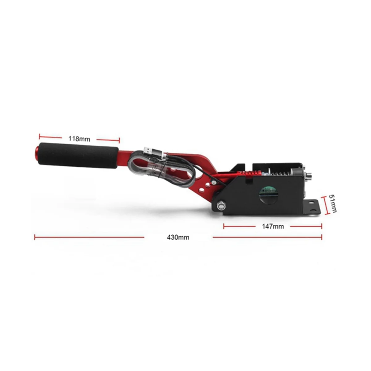 

SIM USB Handbrake for Racing Games G25/27/29 T500 FANATECOSW DIRT RALLY HB-02-BK Logitech Brake System