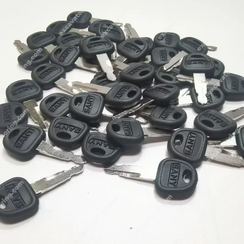 

for Sany SY55, 65, 75, 135, 215-550, Excavator Attachments Universal Ignition Door Key 10pcs Excavator Parts