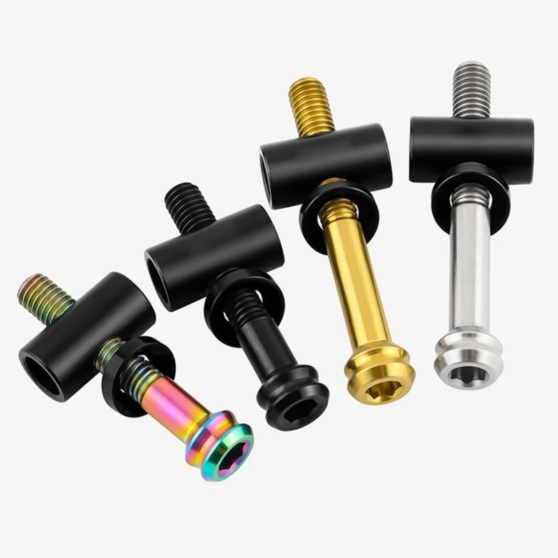 Bicycles Seats Rod Screw Titaniums Seatpost Screw 5x30/40mm Seatpost Fixed Bolts Round Head Screw Cycling Accessories