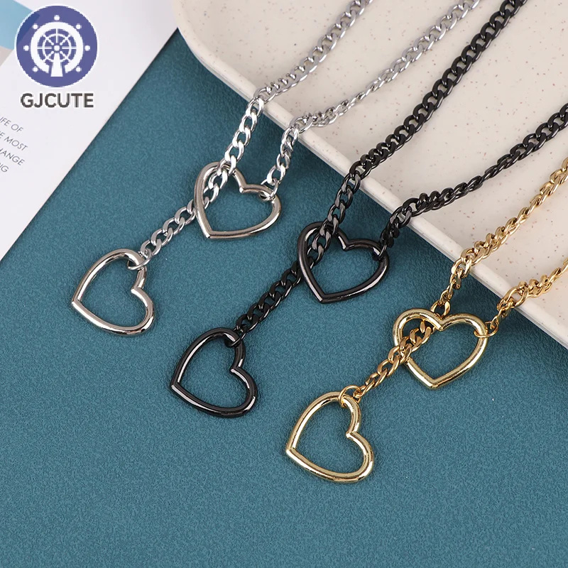 1Pcs Slip Chain Necklace Punk Rock Stainless Steel Cuban Long Necklaces Jewelry Lariat Necklace