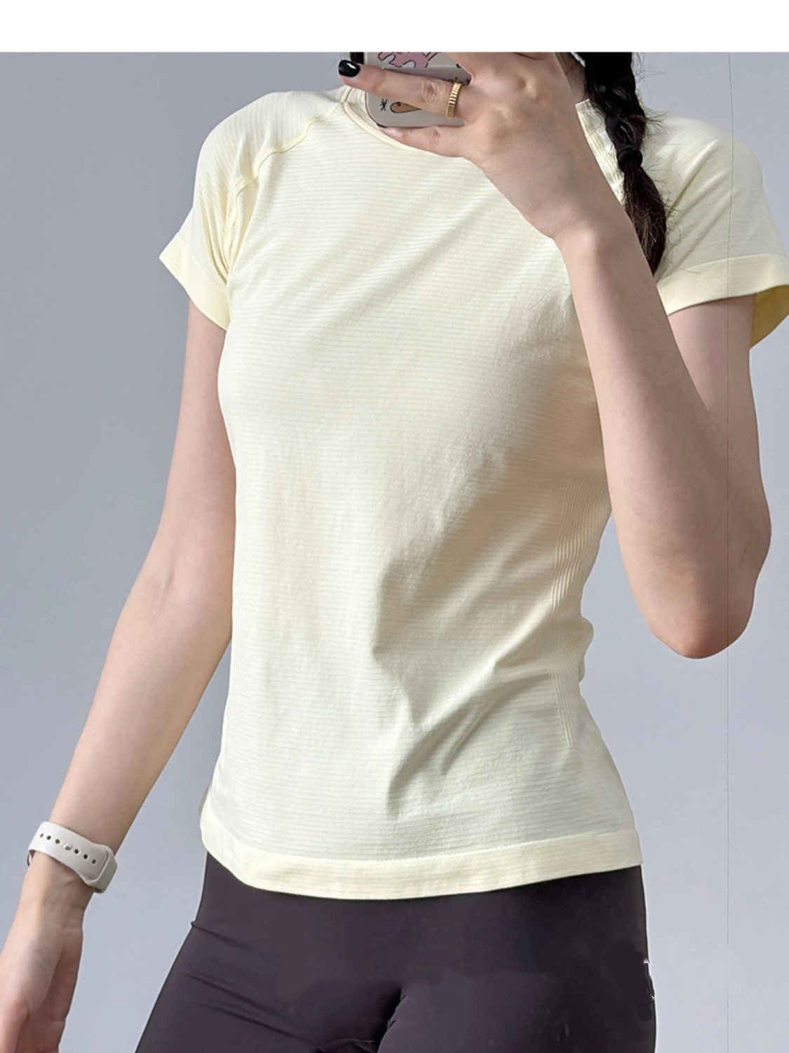 

Women's Sport Tops, Yoga Slim-Fit Short Sleeve T-Shirt, 2025 Summer For Woman