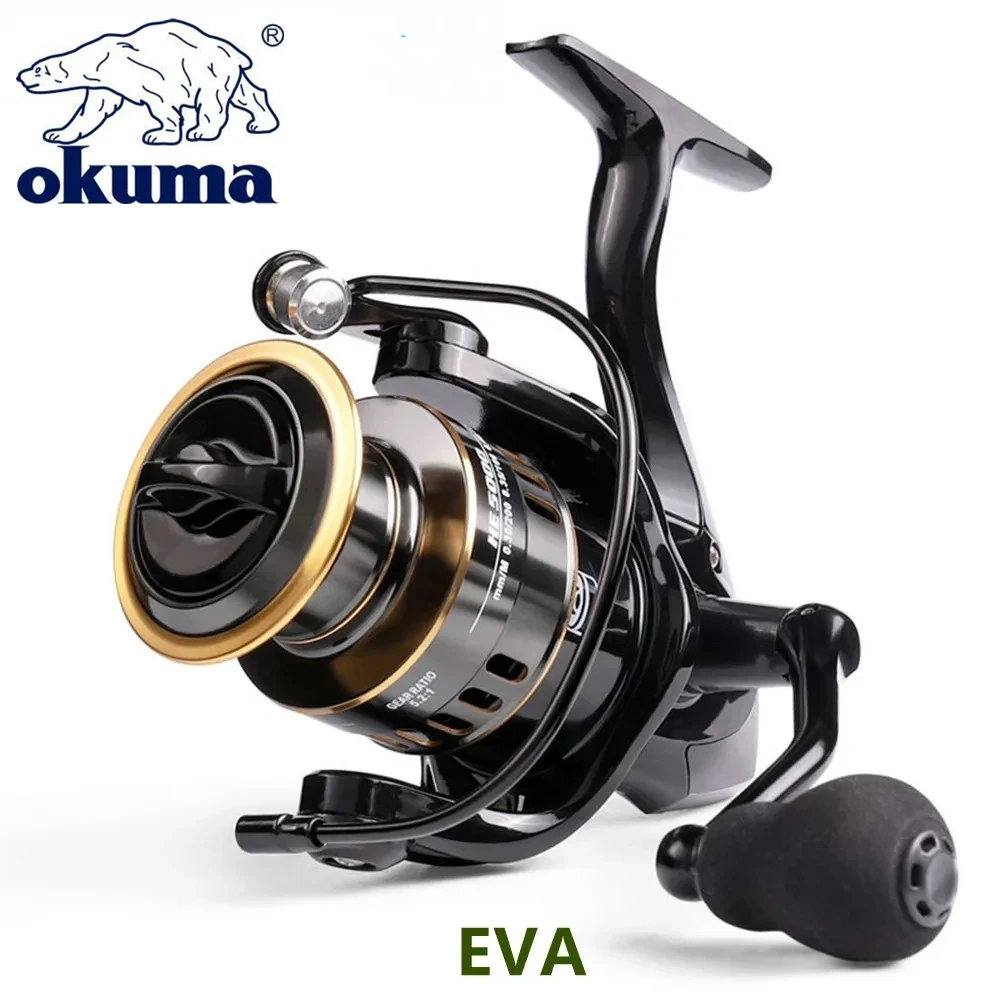 Okuma Reel 12KG Max Drag voor Vissen HE500 ~ 7000 Reel Metalen Spoel Handvat Zee Jig Karper Reel vissen Spoel Wiel Vissen Bril