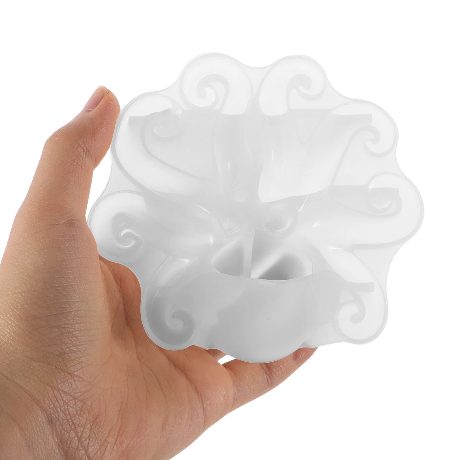 

2 Pcs Octopus Glue Drop Model Halloween Resin Mold Decor DIY Silicone Casting for Wall Handmade Cake