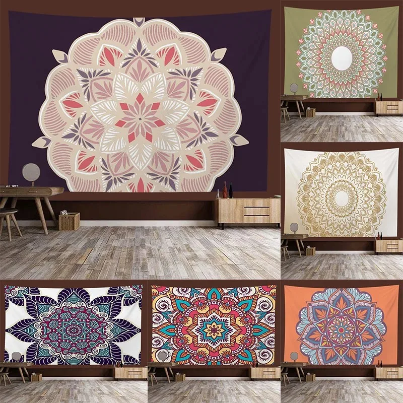 

Home Decor Rectangular Mandala Background Cloth Space Planet Bohemian Living Room Wall Hanging Cloth