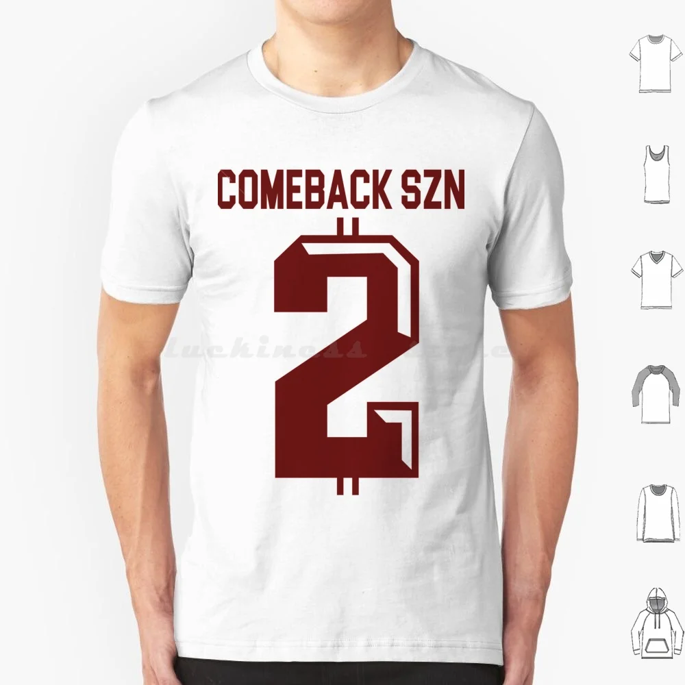 Johnny Maniel Comeback Szn T Shirt Big Size 100% Cotton Johnny Johnny Manziel Manziel Football Johnny Football Texas A M Aggies