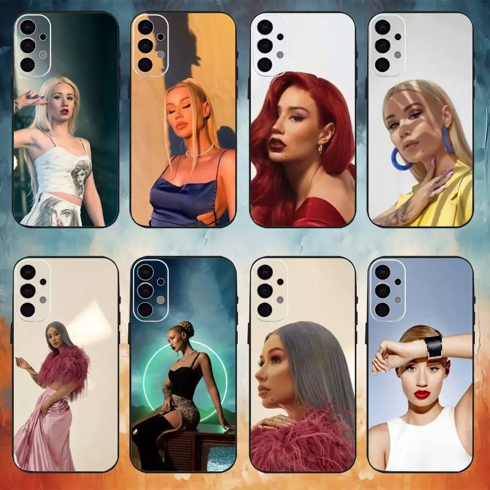 

I-Iggy Azalea Fancy Phone Case For Samsung S25,24,23,22,30,21,10,9,Ultra,Plus,Lite Soft Black Case