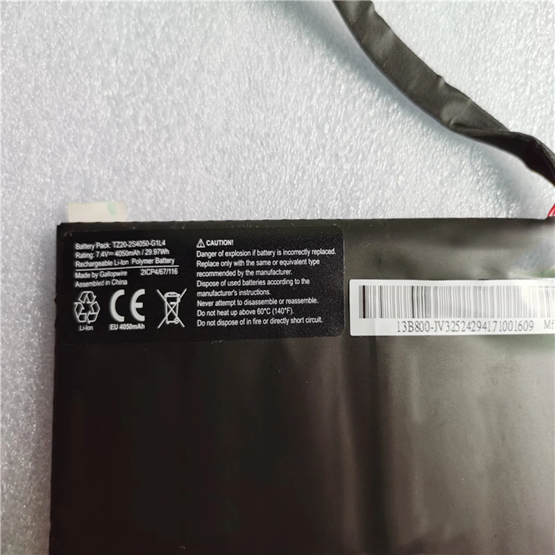 For Hasee TZ20-2S4050-G1L4 30016810 Laptop Battery 7.4V 29.97Wh 4050mAh For Medion Akoya P2212T MD99360 40048319 Tablet PC