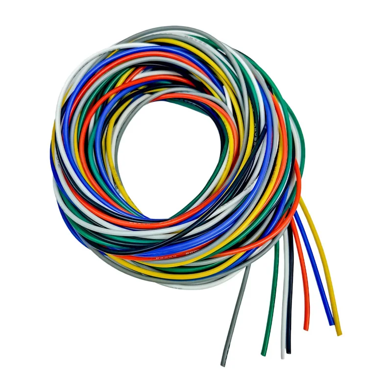 7 Color per 5ft/32.8ft 16 18 20 22 24 26 28 30 Gauge Flexible Silicone Stranded Electrical Wire Kit Tinned Copper Wires Cable