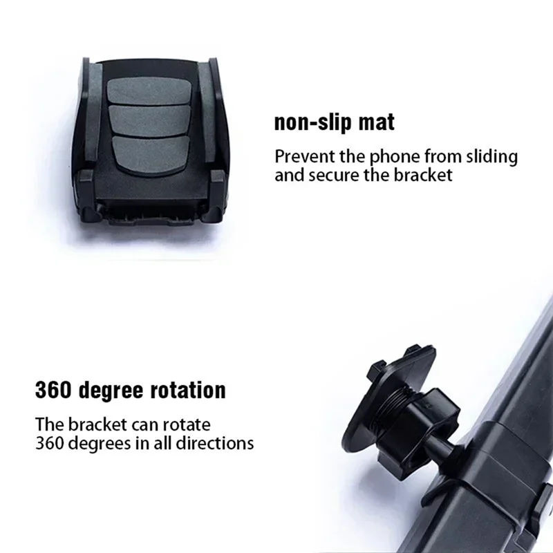 

2-в-1 автомобильный держатель для планшета, телефона, подголовник на заднее сиденье автомобиля, грузовика, держатель для телефона, универсальный кронштейн для заднего сиденья Ipad