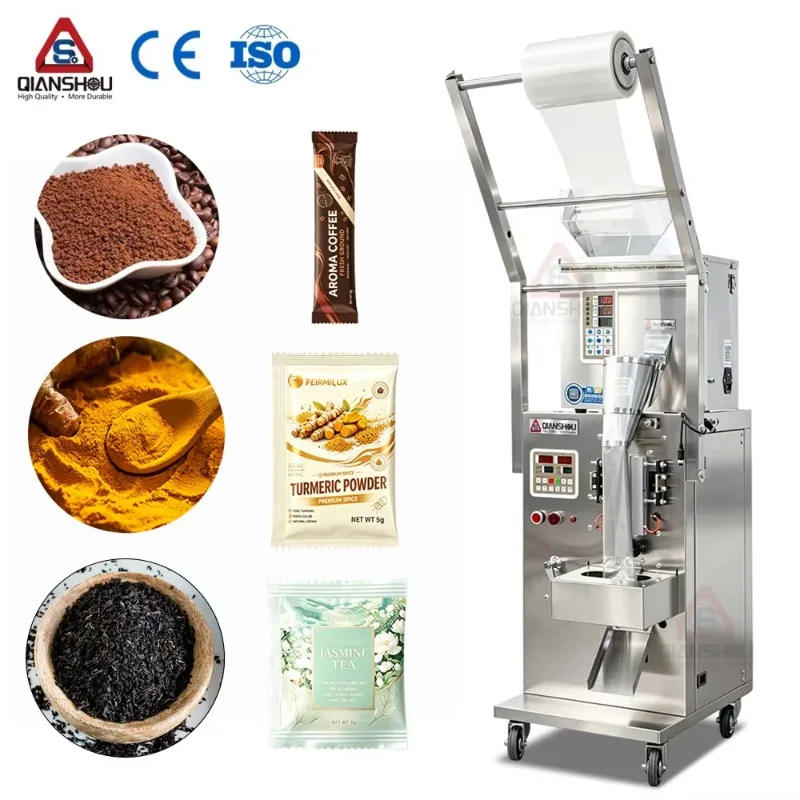 Small Packaging Machine Powder 1 To 10 Gram Vertical Automatic Chili Pepper Milk Tea Granules Powder Packing Machine