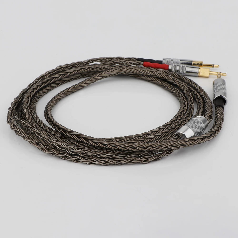 Hd700 Nw Zx300a Balanced 3.5mm Xlr 4.4 Male to Dual 2.5mm 16 Cores OCC silver plating Hifi Headphone Upgrade Cable