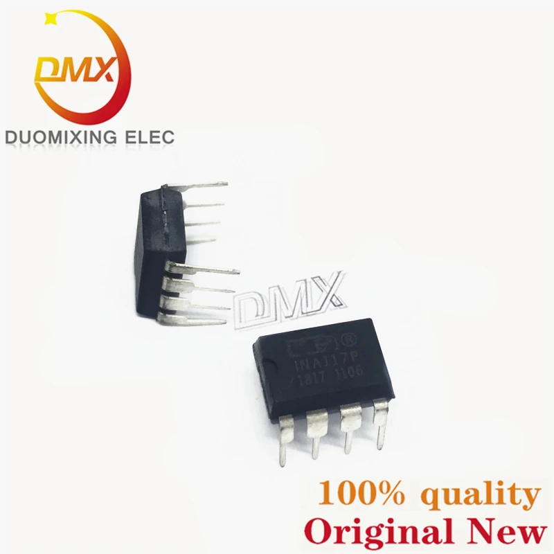 1-200PCS INA117P 1NA117P DIP8 High Common Mode Differential Amplifier Operational Amplifier IC Integrated Circuit