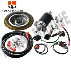Electric Start Kit For YAMAHA T40 2-Stroke 40HP Starter Motor set Electrical start conversion kit model 66T