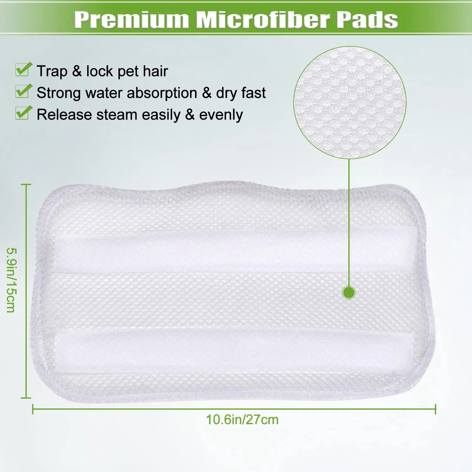 4 Pack Steam Mop Pads สําหรับ Shark S3101 S3202 S3250 ทําความสะอาดได้ Pad Steamer Pad สําหรับ Hard ชั้น