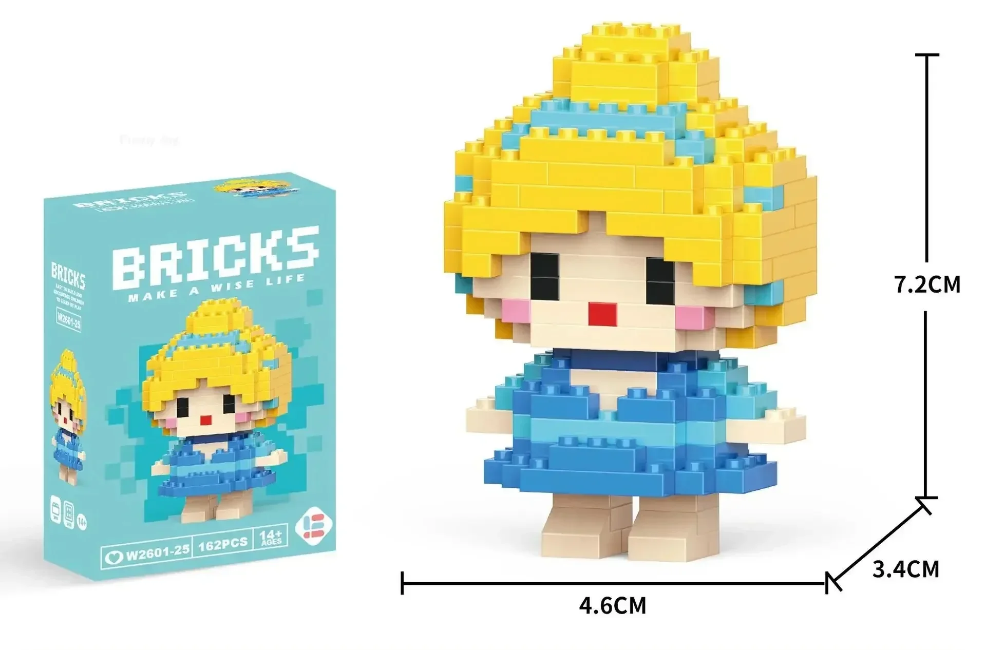 NEW Mini Super Mario Bros Figures Disney Stitch Building Blacks Cartoon Anime Pokemon Pikachu Assembled Bricks Kids Toy Gift 68