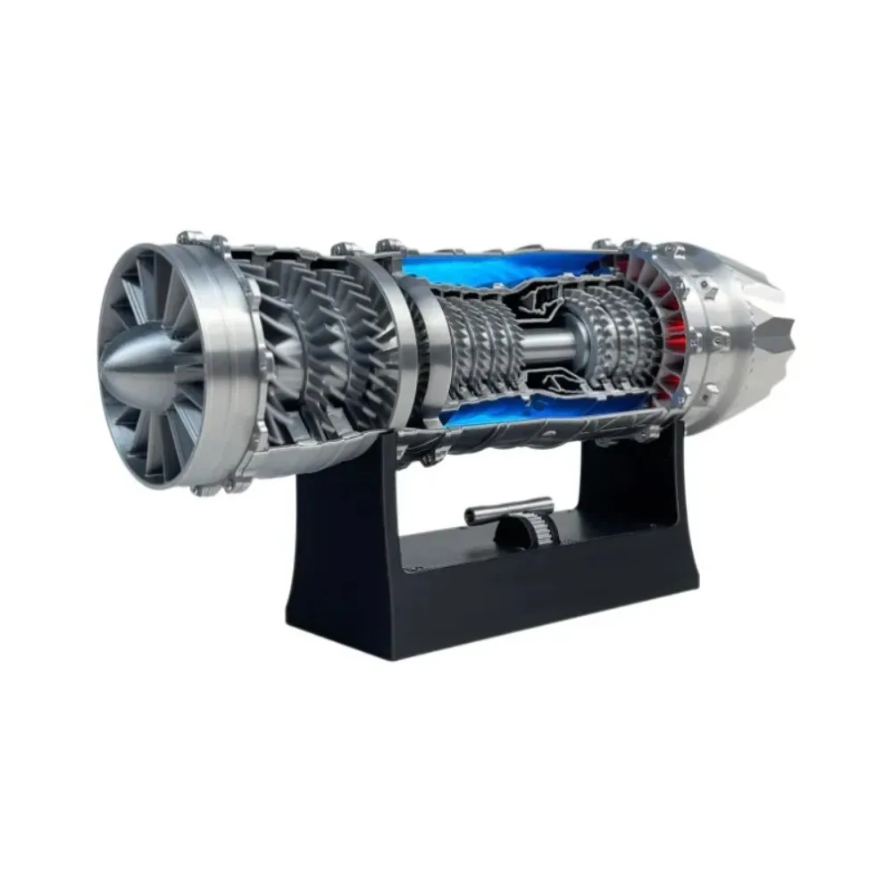 J-35 avião de combate turbina motor montagem modelo aeronave impressão 3d elétrica aore figura ação coleção brinquedo menino presentes