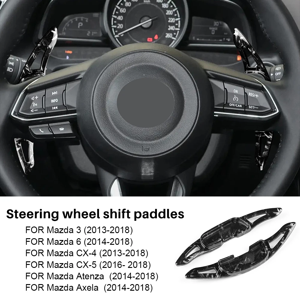 Car Steering Wheel Shift Paddle For Mazda 3 CX-4 2013-2018 For Mazda 6 Atenza Axela 2014-2018 For Mazda CX-5 2016 2017 2018
