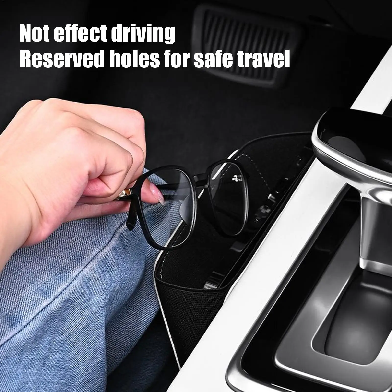 

Car Backseat Organizer Self-Adhesive Automotive Behind Seat Storage Bag For Phone Organization Box Bag For Truck auto