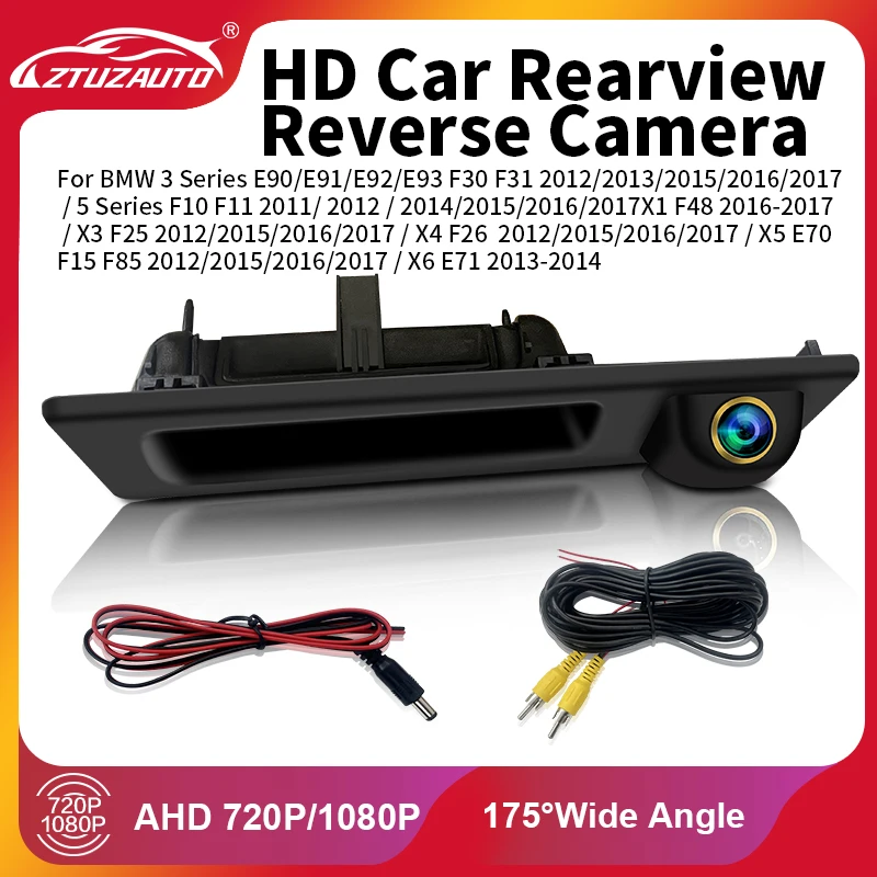 

HD 1080P Waterproof Vehicle Plate Reverse Backup Camera For BMW 3 5 Series E90 E91 E92 F10 F11 X1 X3 X4 X5 X6 F48 F25 F26 E70