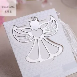 Angel Bookmark for Baptism, Baby Shower Souvenirs, Wedding Favors and Gifts for Guest, Party Supplies