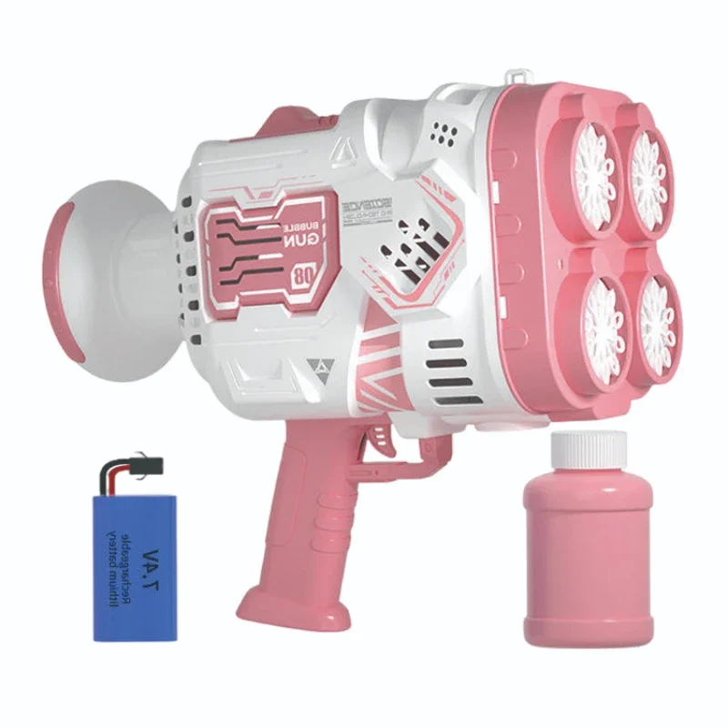 2025 Hot Selling Toys Machine Bubble Gun for Girls Bubble Toys Bubble Gun Automatic with Colorful Light for Kid Outdoor Game Toy